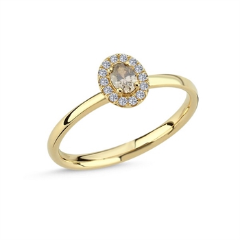 Champagne ring fra Nuran A3082 CH 024